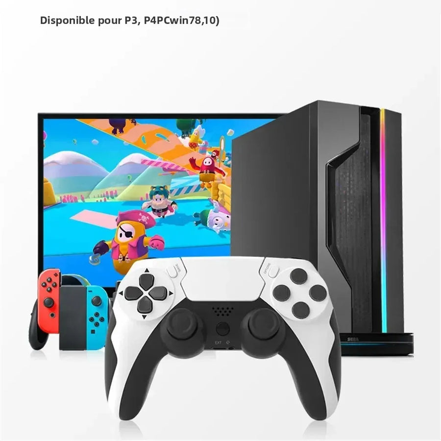 Prise casque en bas de la manette GAMINJA P48 avec micro