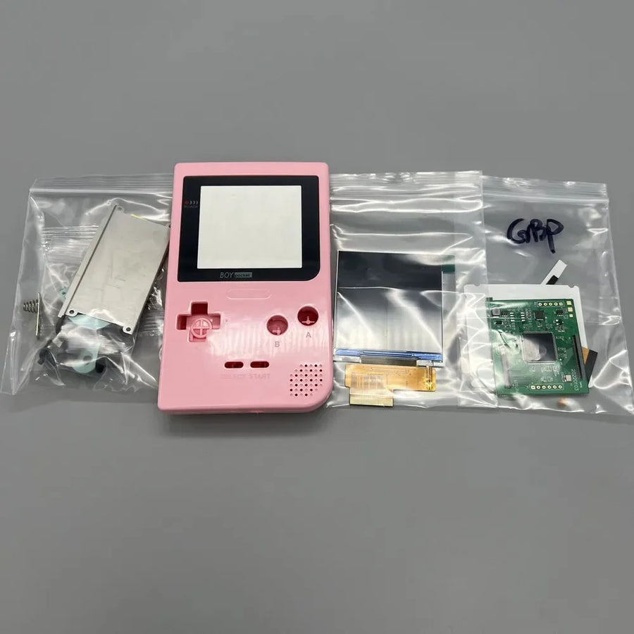Écran IPS 2,6 pouces pour Game Boy Pocket avec coque, coloris rose — visuel 23