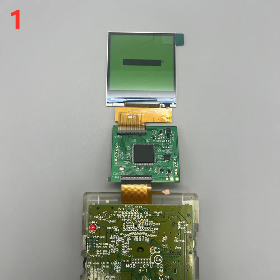Écran IPS 2,6 pouces pour Game Boy Pocket avec coque — visuel 4