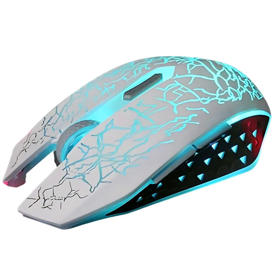 Souris Gamer Sans-Fil Led Blanc