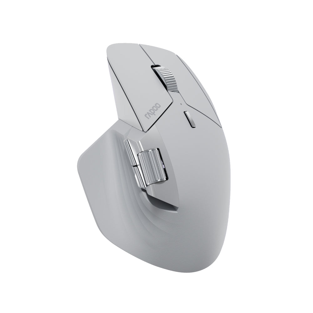 Souris Gamer Sans-fil Rapoo MT760M Vue dessus blanc