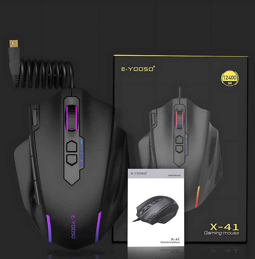 Souris Gaming Filaire X-41 Contenu de la boite