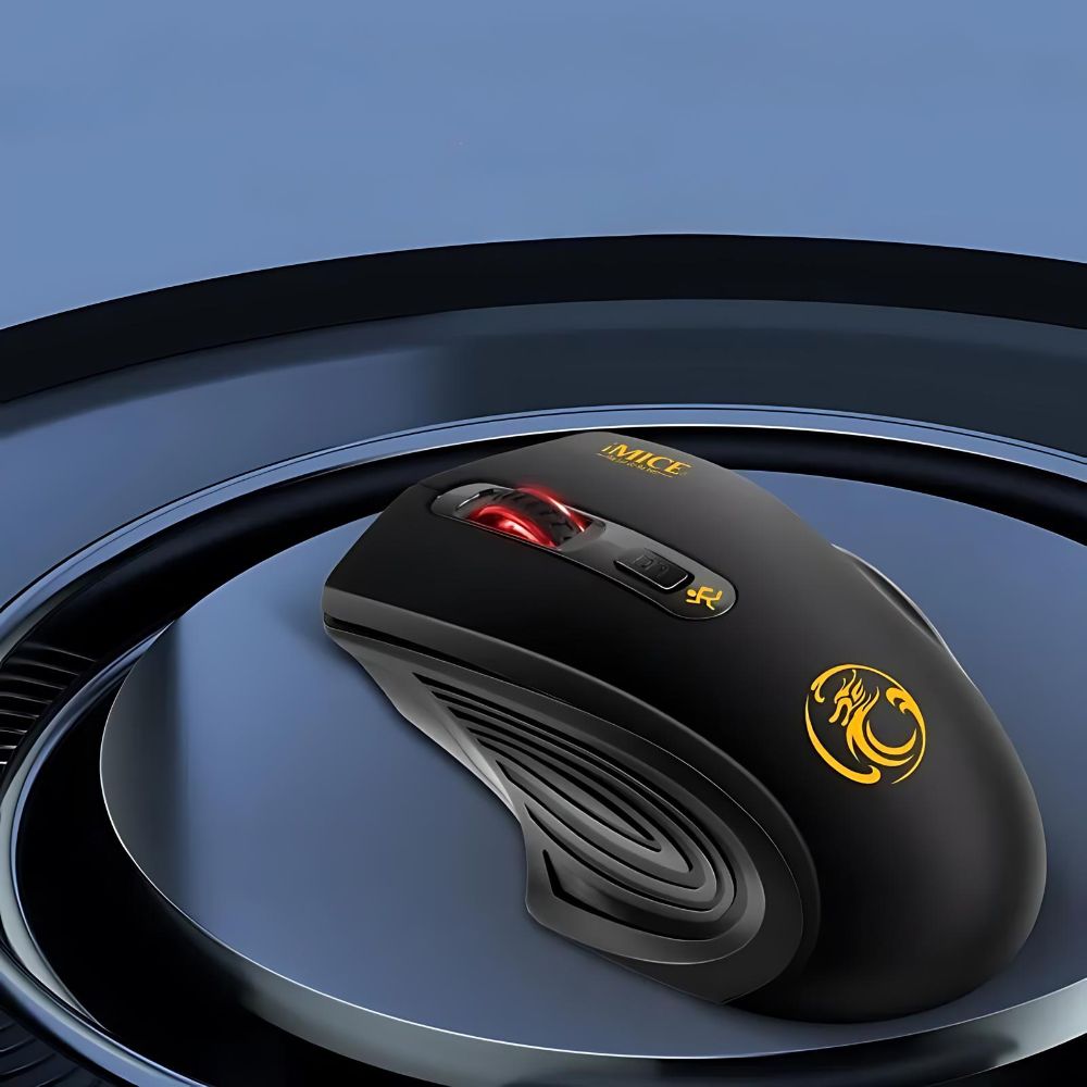 Souris Gaming Sans-fil Silencieuse Noir