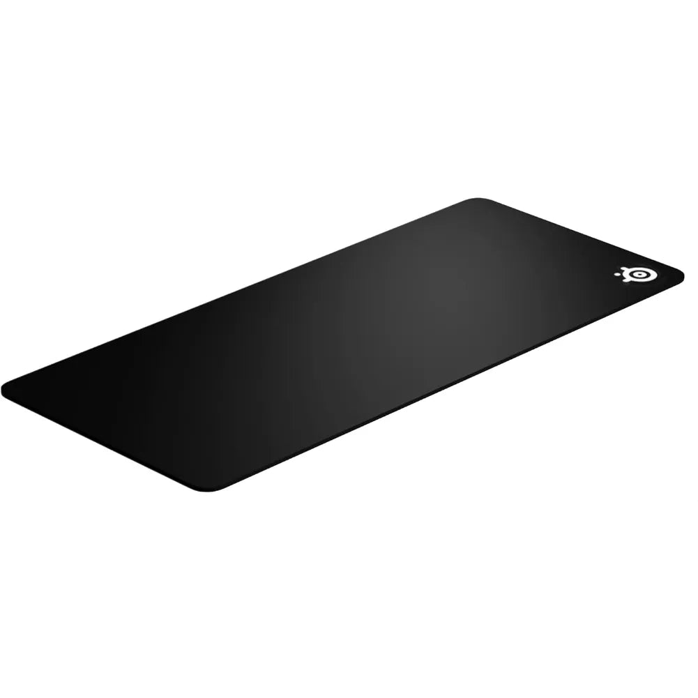 SteelSeries QcK Heavy XXL gaming mouse pad, large black surface for optimal performance and stability.