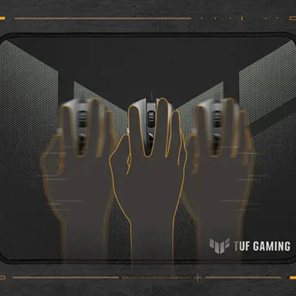 Scène de gaming avec souris optique sur le tapis de souris gaming