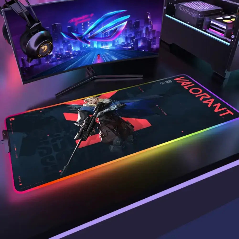 Tapis de souris Valorant Sova au format XXL RGB