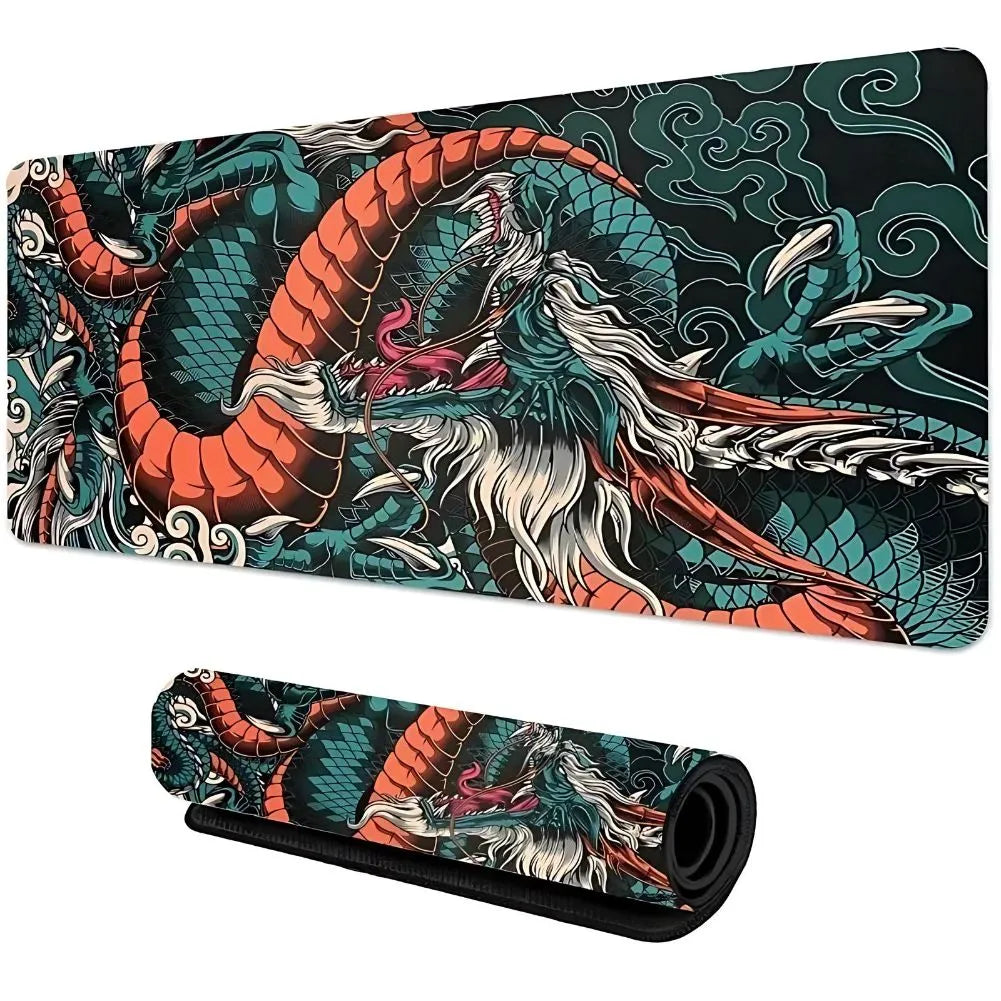 Tapis de souris XXL Dragon Vert