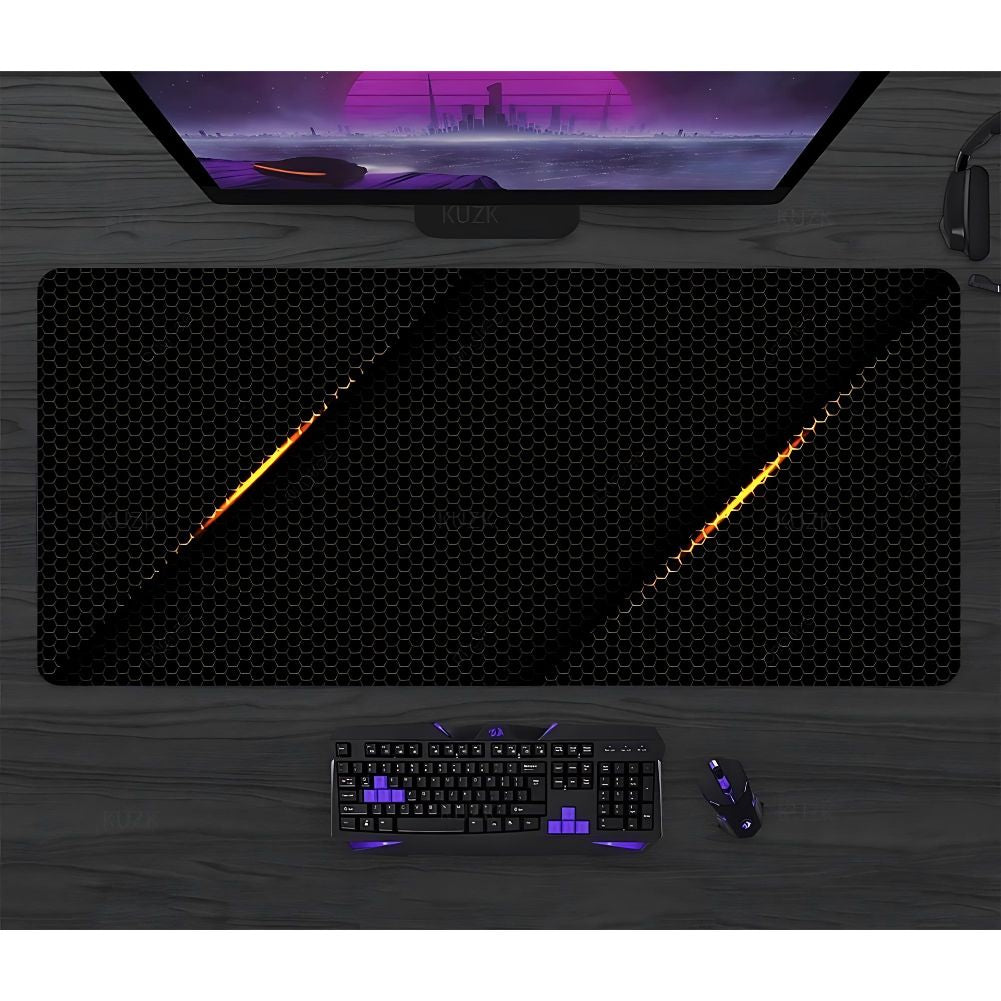 Tapis de souris XXL Effet Jaune