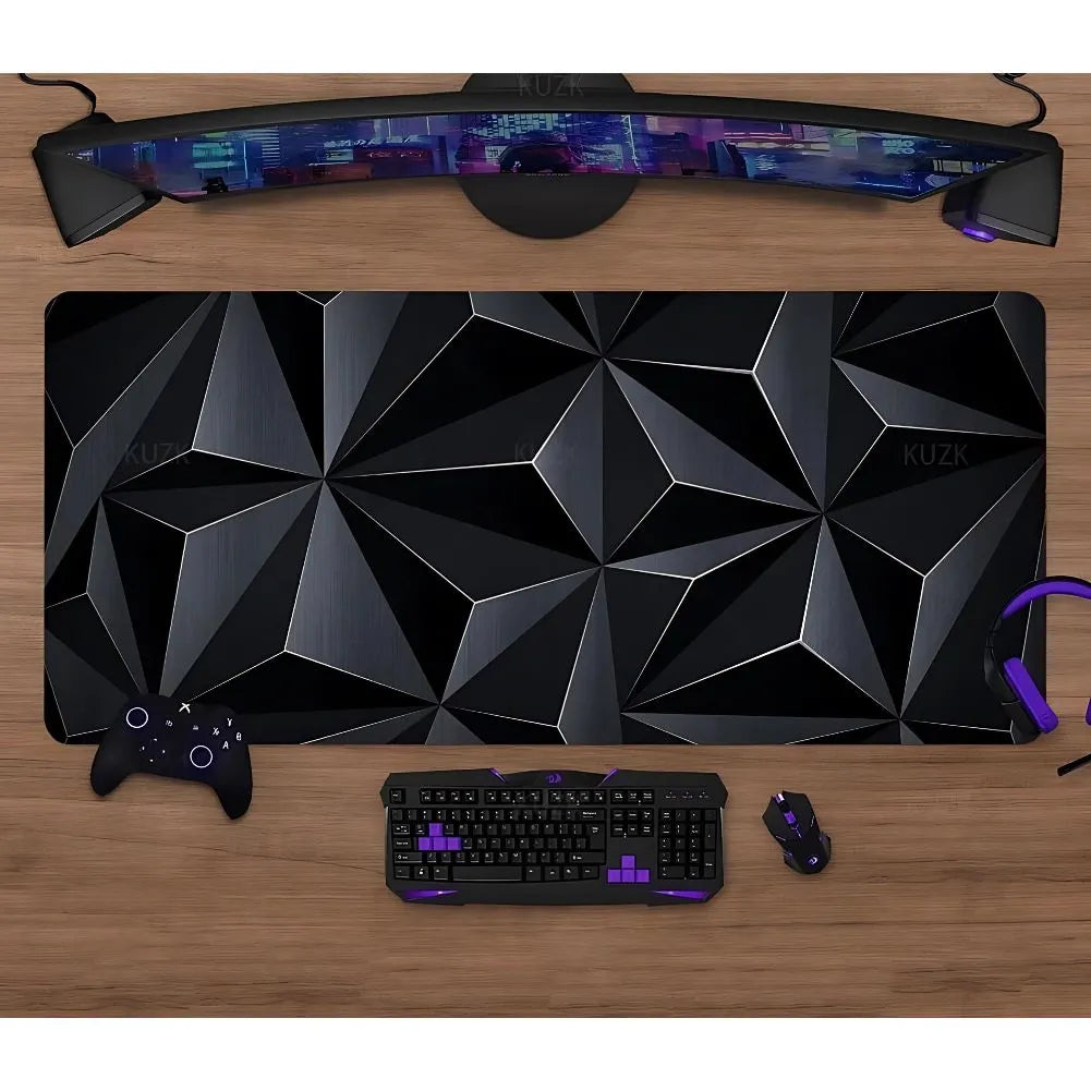 Tapis de souris XXL Effet Lumiere Gris