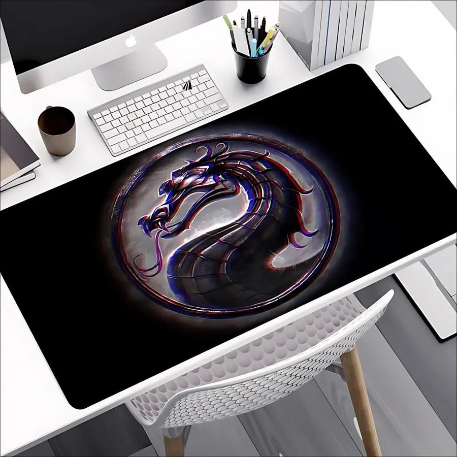 Tapis de souris gamer Mortal kombat Dragon violet
