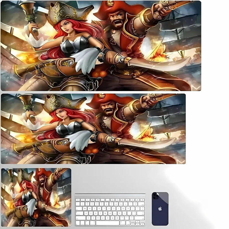 Tapis de souris XXL League of Legends, grand format gamer, visuel 1