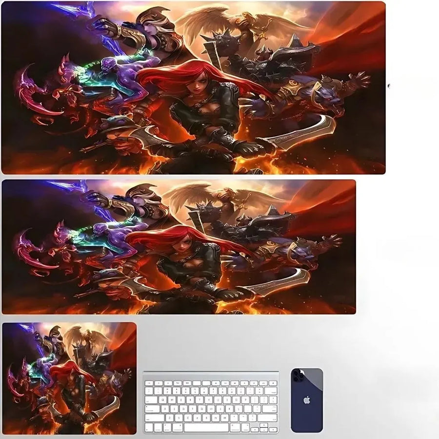Tapis de souris XXL League of Legends, grand format gamer, visuel 5