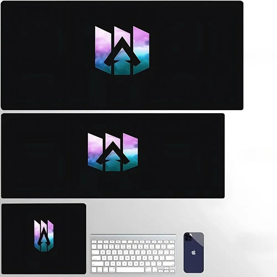Tapis de souris XXL Apex Legends, coloris noir, vue du tapis complet