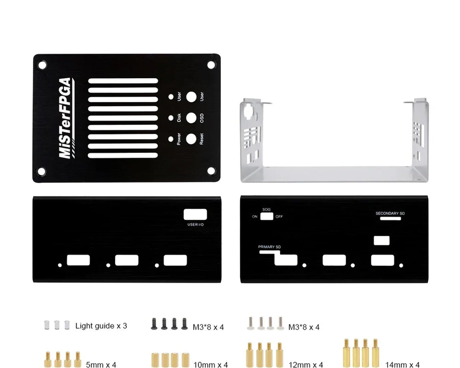 Boîtier métallique MiSTer FPGA pour carte DE10-Nano — visuel 3