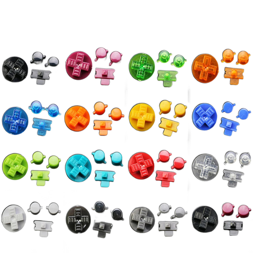 Boutons A/B et croix directionnelle Game Boy — kit de remplacement