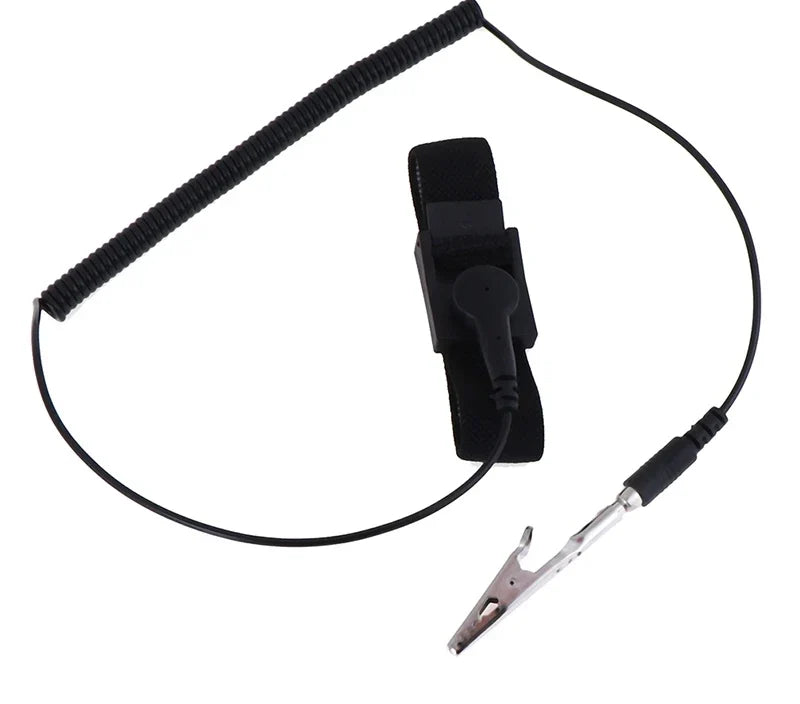 Bracelet antistatique ESD réglable au poignet avec cordon de mise à la terre pour atelier et modding — visuel 3