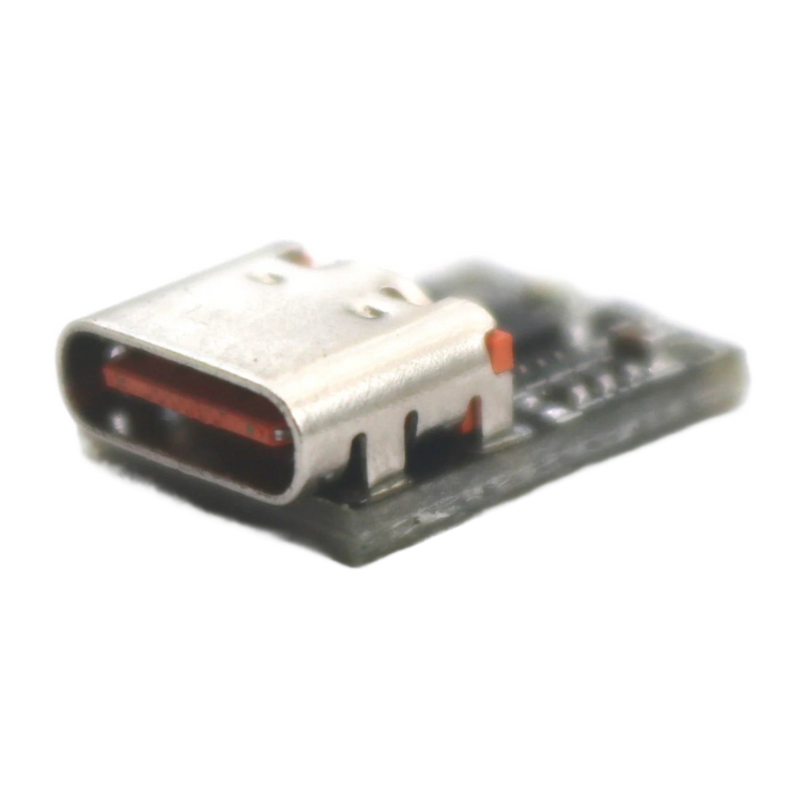 Petit module déclencheur de tension USB-C vers prise DC, circuit imprimé compact avec afficheur