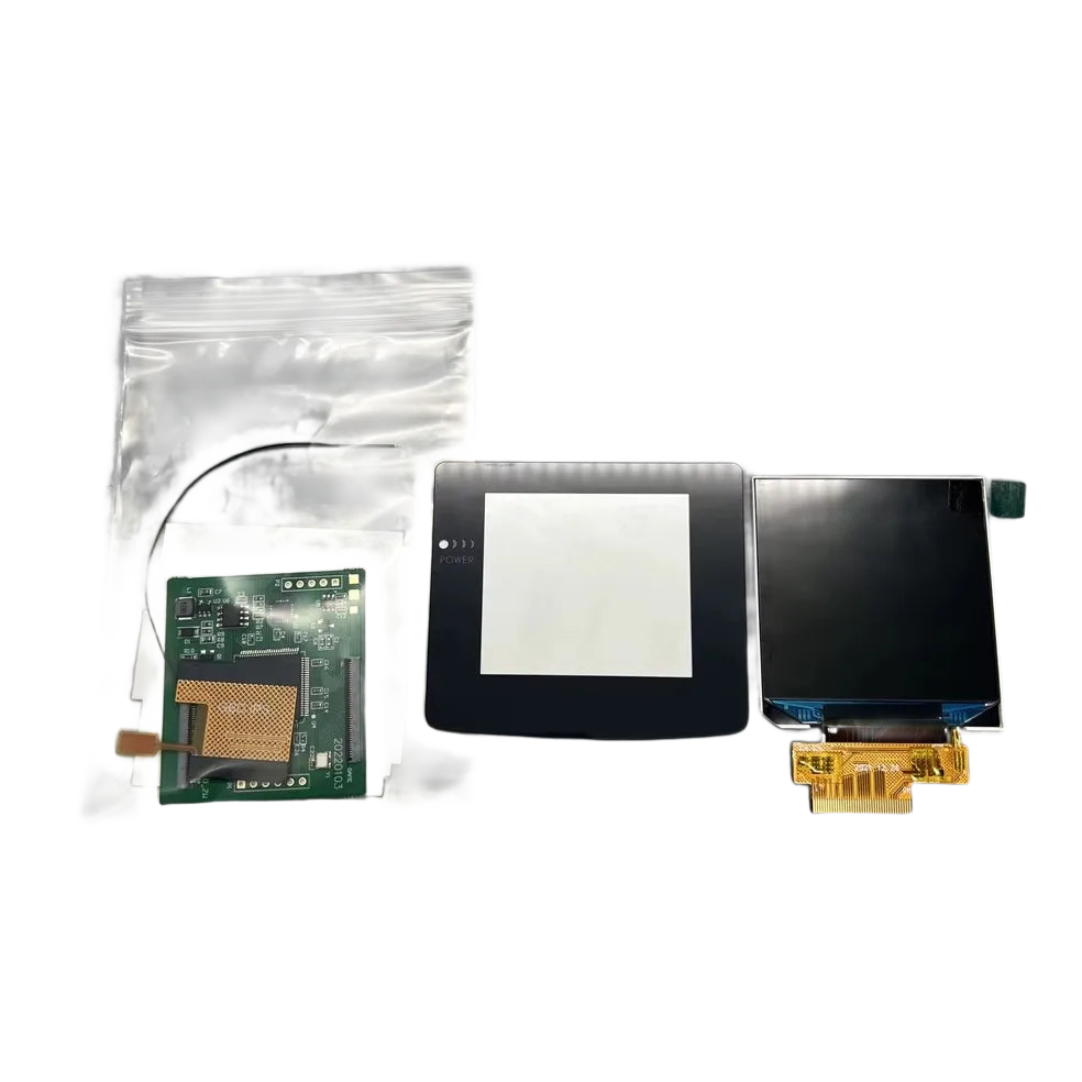 Dalle IPS 2,45 pouces pour Game Boy Color, montage sans découpe de la coque