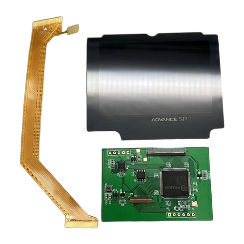 3-inch IPS screen for Game Boy Advance SP — high-brightness panel