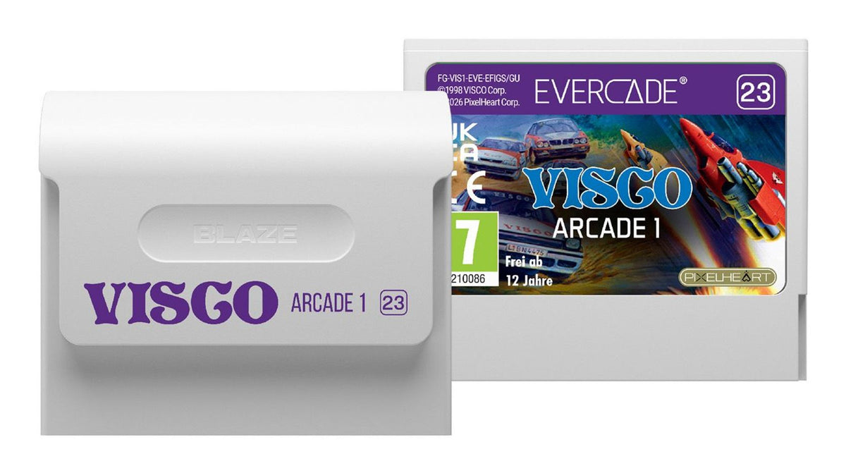 Cartouche et boîtier Evercade Visco Arcade Collection 1