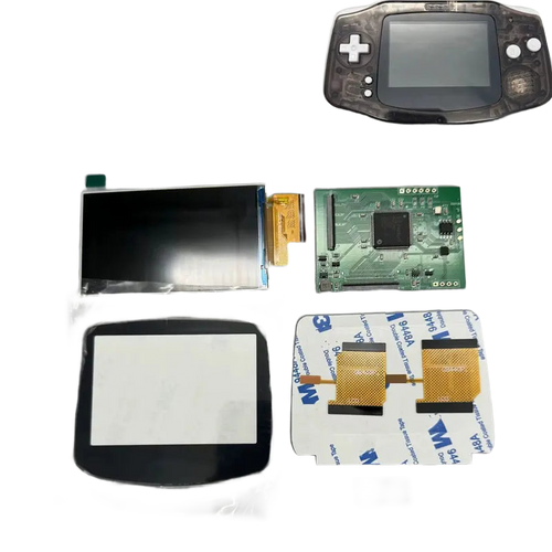 2.9-inch IPS screen kit for Game Boy Advance — no soldering