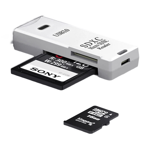 USB microSD and SD card reader — flash your retro consoles
