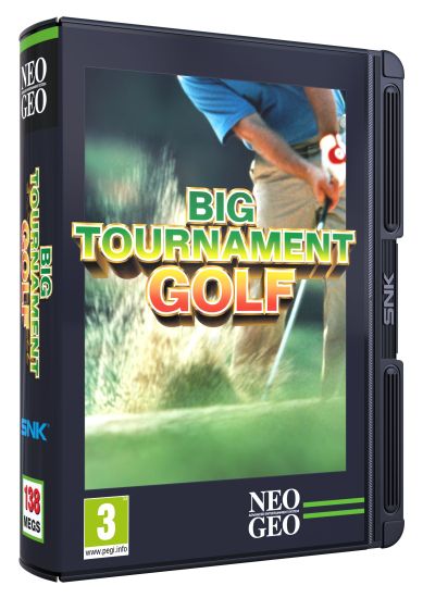 Boîtier de la cartouche NeoGeo Big Tournament Golf