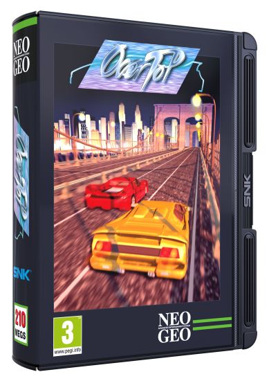 Boîtier de la cartouche NeoGeo Over Top