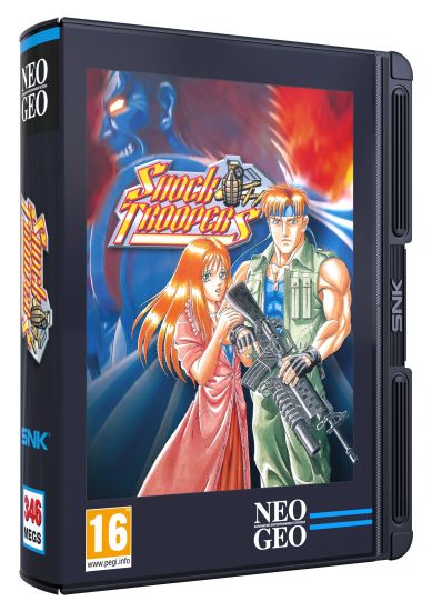 Shock Troopers — cartouche NeoGeo AES officielle pour NeoGeo AES+