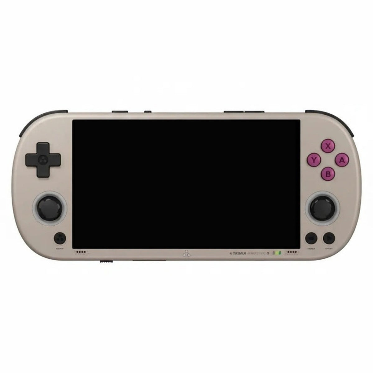 Console TrimUI Smart Pro S grise, écran éteint