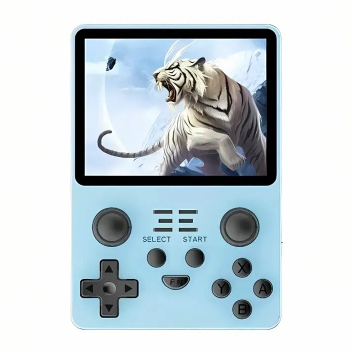 Console POWKIDDY RGB20S vue de face avec écran allumé