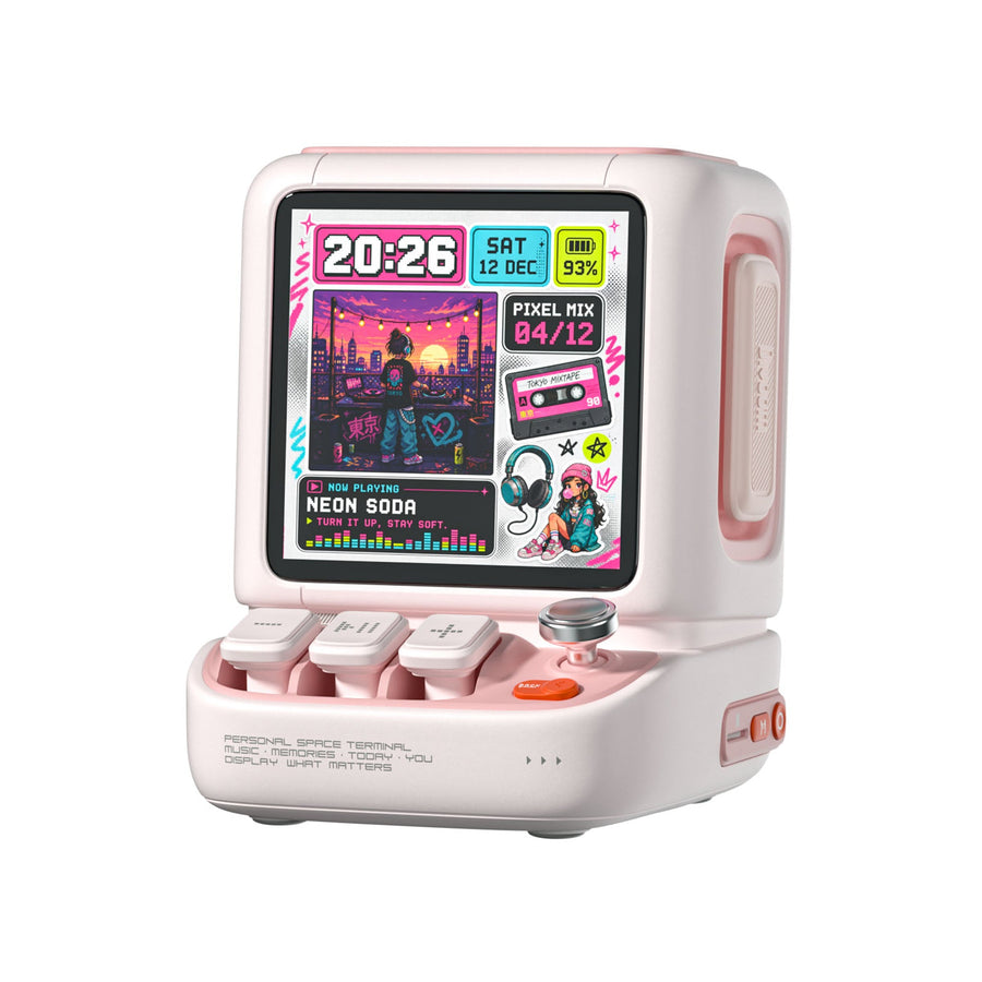 Enceinte de bureau Divoom Astrotoo rose