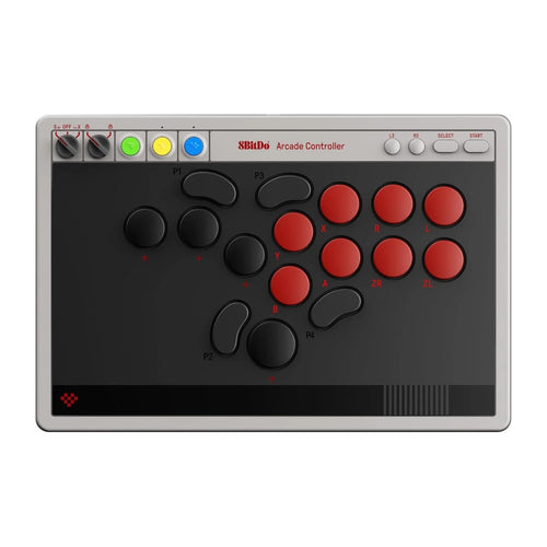 8BitDo Arcade Controller — contrôleur arcade tout-boutons sans levier, switchs mécaniques extra-plats