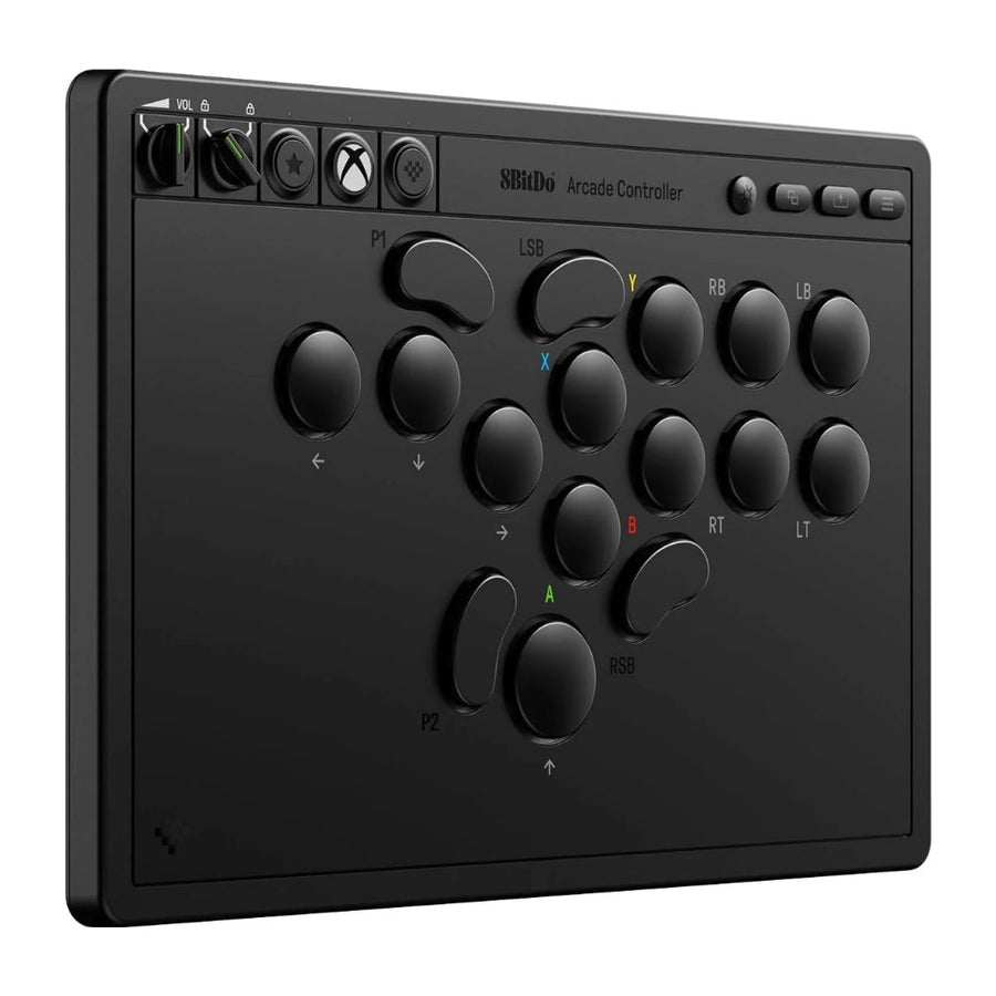8BitDo Arcade Controller, contrôleur arcade tout-boutons sans levier, version Xbox et PC