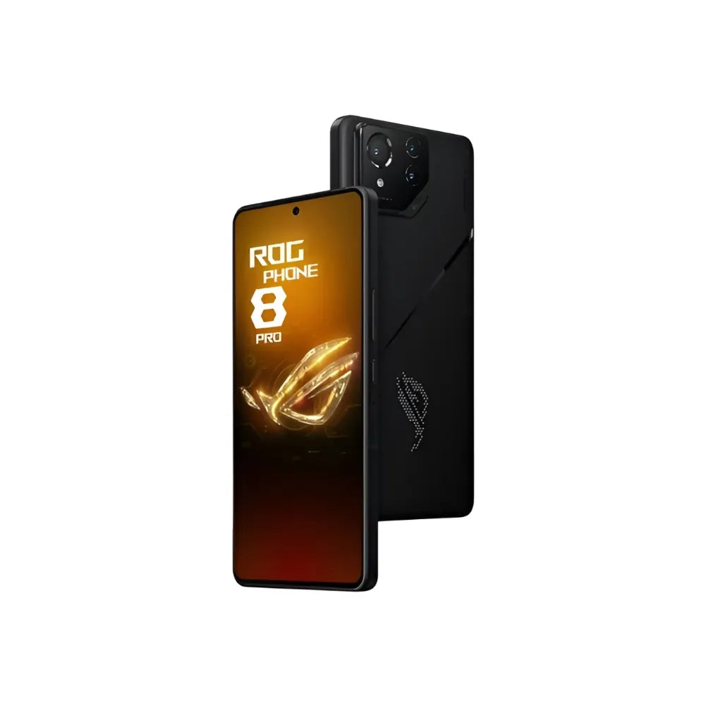 Vue latérale du ASUS ROG Phone 8 Pro montrant sa connectique USB-C et Jack 3,5 mm