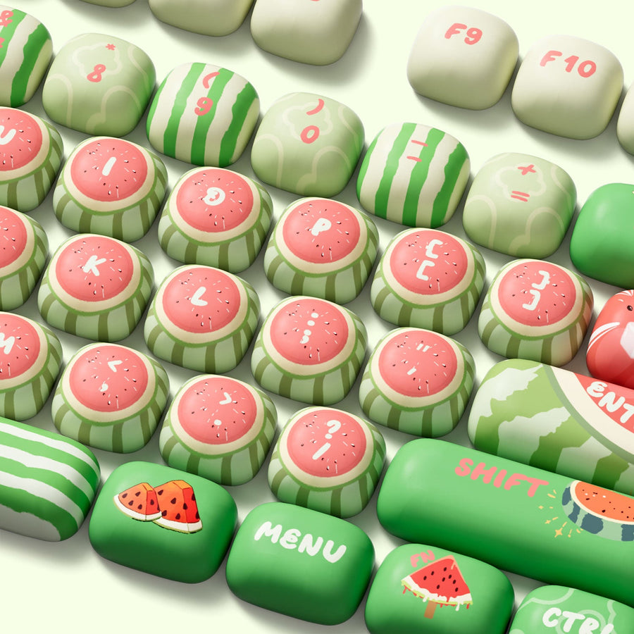 Set de keycaps PBT Akko, profils MOG/MOA/MAO, dye-sublimation 5 faces, tiges MX (visuel 19)