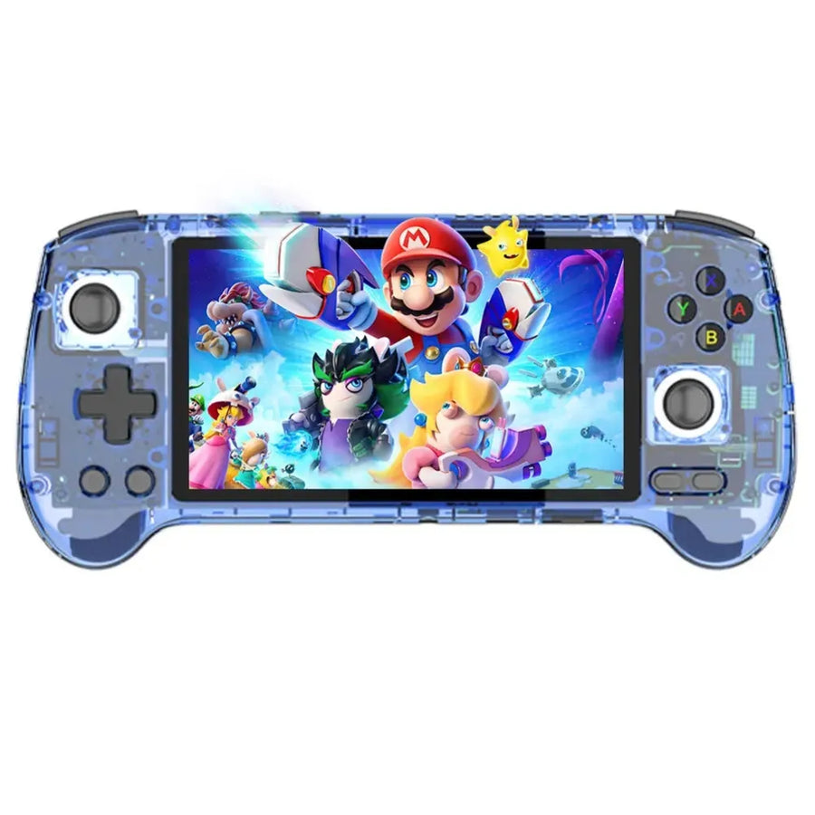 Anbernic RG556, console portable Android à écran AMOLED, coloris bleu
