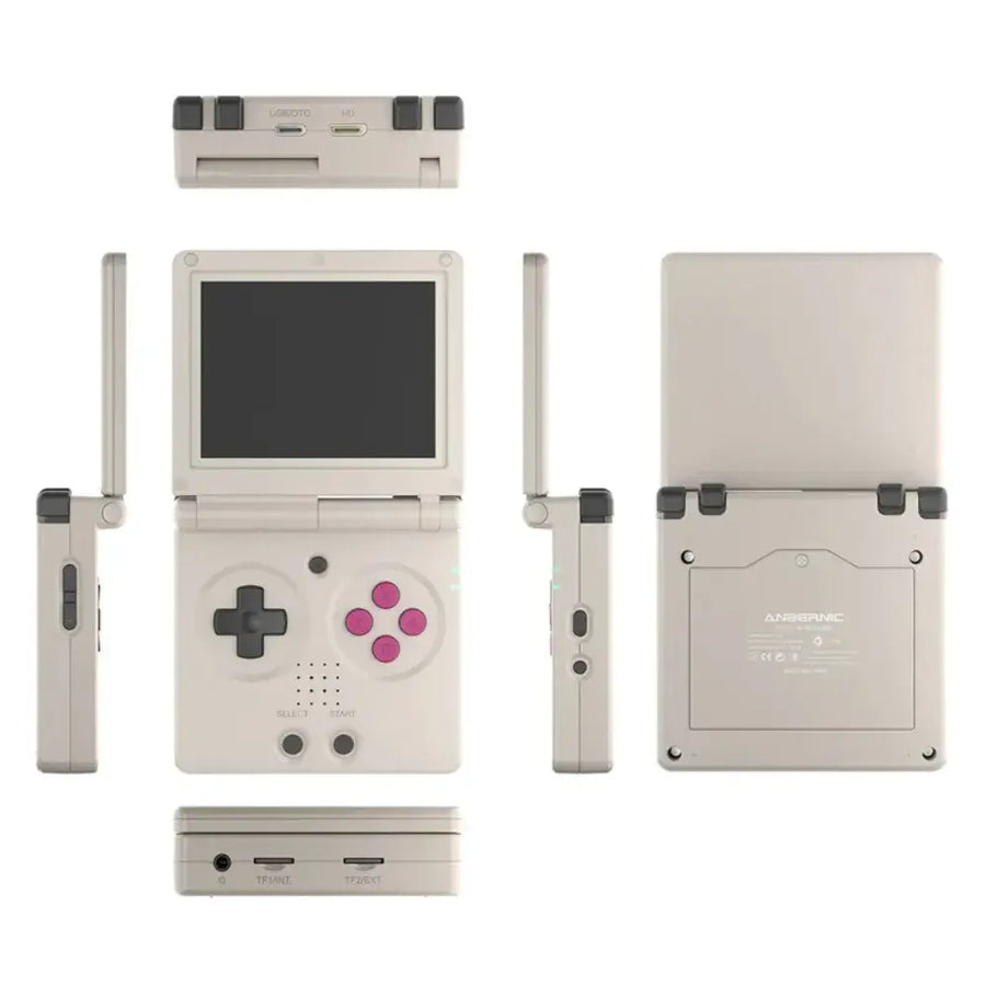 interface système RG35XXSP avec jeux rétro