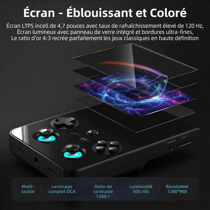 The 120 Hz LTPS Screen: Total Visual Immersion — Anbernic RG 477V: The Ultimate 4:3 Vertical Retro Console