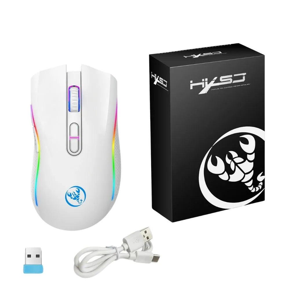 Boite Souris RGB Blanc