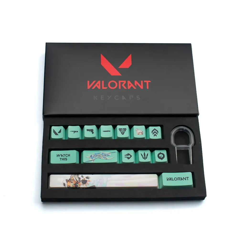 Touches PBT inspirées de Viper compatibles Cherry MX et clones