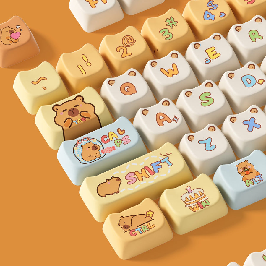 Set de keycaps PBT Akko, profils MOG/MOA/MAO, dye-sublimation 5 faces, tiges MX (visuel 26)
