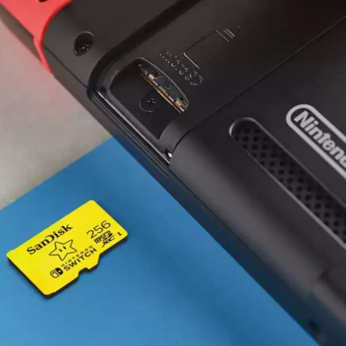 What it doesn't do — Nintendo® licensed microSDXC cards for Nintendo Switch™