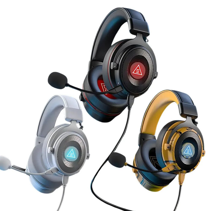 Arceau en aluminium, coussinets remplaçables — Casque Gamer EKSA E900 Pro - Confort et Son Immersif