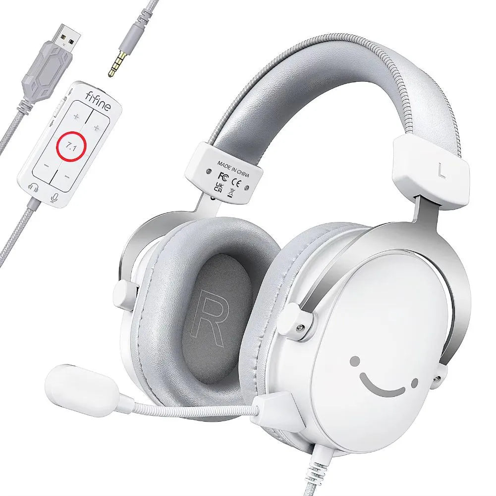 Casque Filaire Fifine H9 de couleurs Blanc