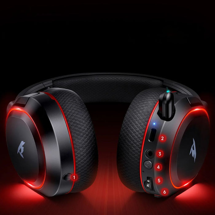 Un casque, trois branchements — Casque PS5 sans-fil Picun G2 – Son Surround 7.1 & Autonomie 100H