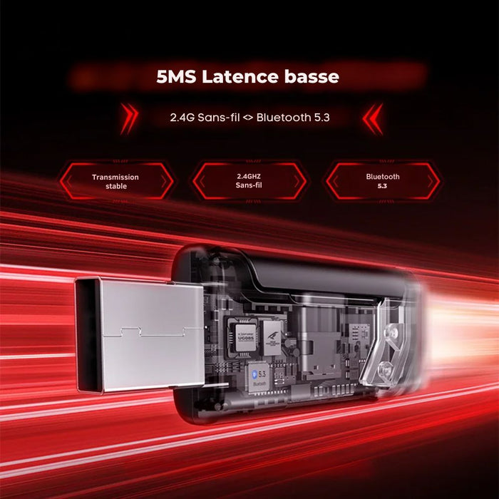 100 heures en Bluetooth, 45 en 2,4 GHz — Casque PS5 sans-fil Picun G2 – Son Surround 7.1 & Autonomie 100H