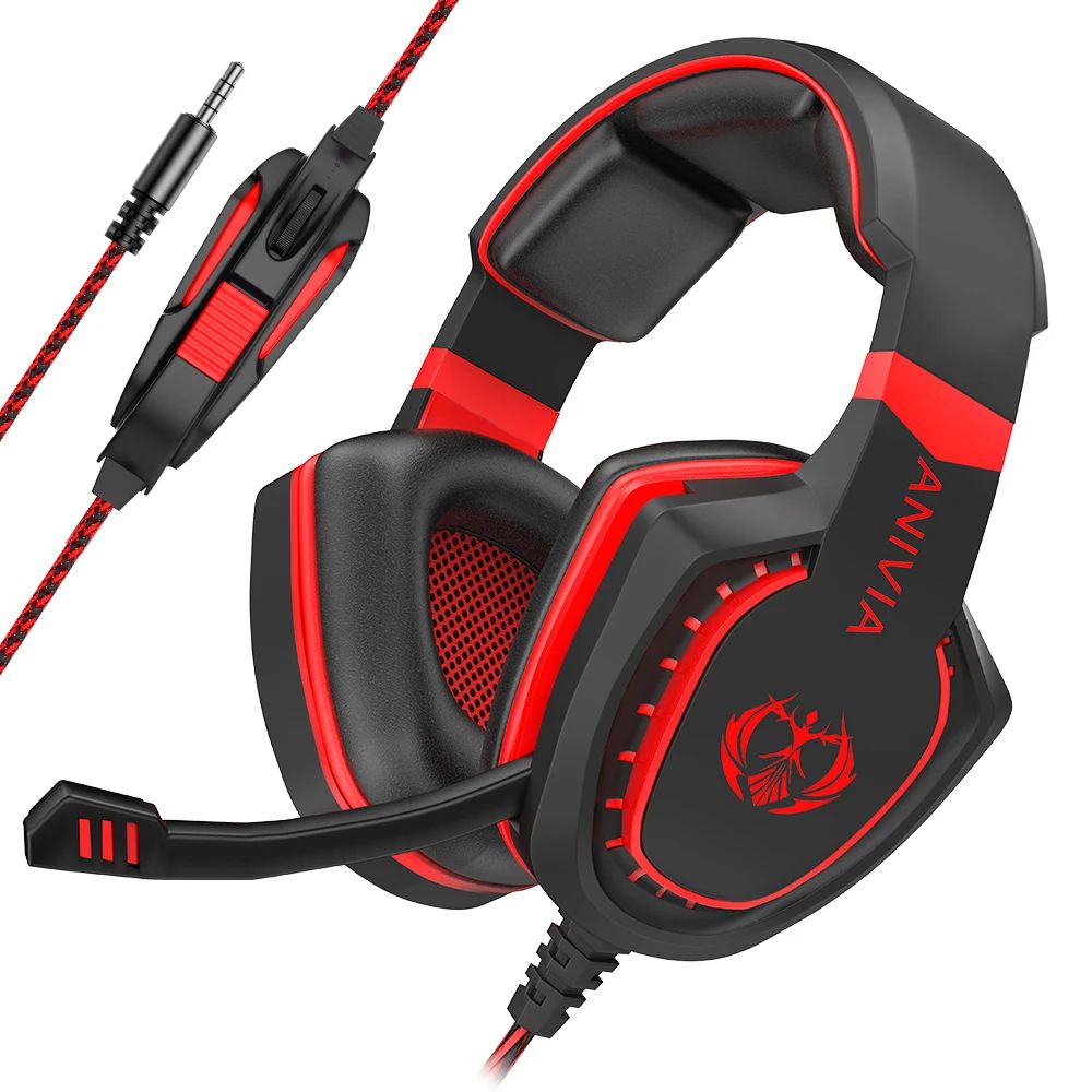 Casque gamer Anivia AH28 Rouge Filaire