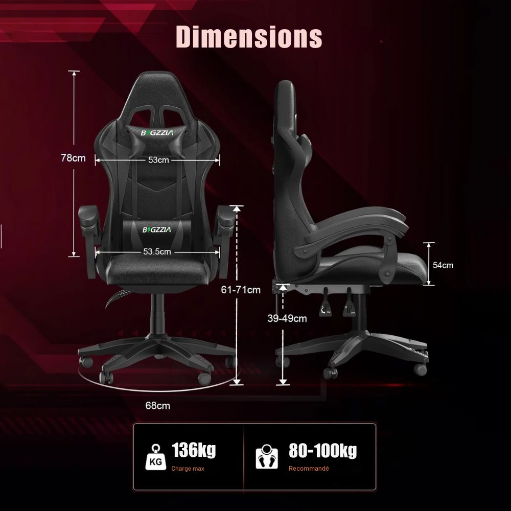 La chaise gamer qui s'adapte à vous avec ses réglages multiples