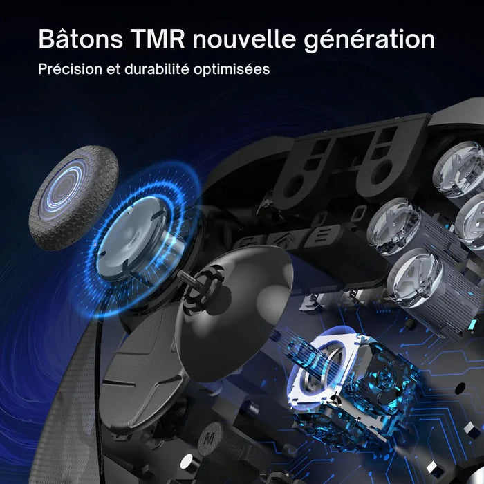 TMR n'est pas un synonyme de Hall Effect — Manette EasySMX D10 noire PC et Switch — sticks TMR et dock de charge fourni